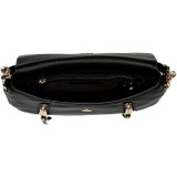 MICHAEL KORS  Evie Convertible Black Leather Shoulder Bag