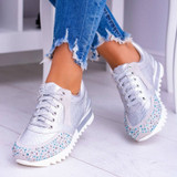 Jazzy Women's Casual Shoes Snakeskin Print Sneakers