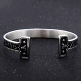 Stainless Steel Elder Futhark Bracelet