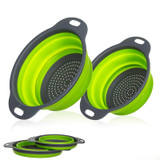Collapsible Silicone Colanders and Strainers