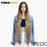 Deep Straight Synthetic Lace Front Wig