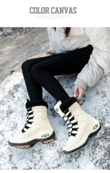 Women's Waterproof Comfortable Lace-up Boots