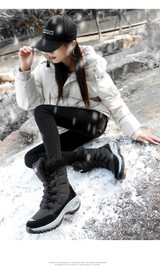Women's Waterproof Comfortable Lace-up Boots