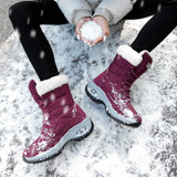 Women's Waterproof Comfortable Lace-up Boots