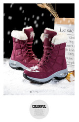 Women's Waterproof Comfortable Lace-up Boots