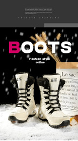 Women's Waterproof Comfortable Lace-up Boots
