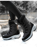 Women's Waterproof Comfortable Lace-up Boots
