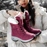 Women's Waterproof Comfortable Lace-up Boots