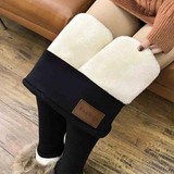 Women Winter Warm Velvet Lined Leggings