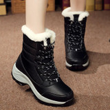 Women Non-slip Thick Fur Snow Boots