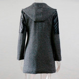 Modern Lady Hooded Coat