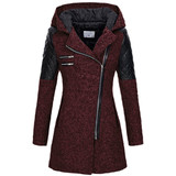 Modern Lady Hooded Coat