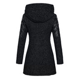 Modern Lady Hooded Coat
