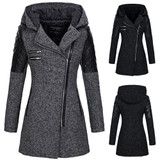 Modern Lady Hooded Coat