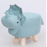 Animal Shaped Storage Ottoman Padded Cushion Ride-on Footrest Stool Rest Seat