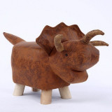 Animal Shaped Storage Ottoman Padded Cushion Ride-on Footrest Stool Rest Seat