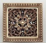 New Arrival Antique Brass 12*12cm Square Floor Drain Shower Drain Bathroom Furniture HJ-8701T