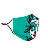 Adjustable Calavera Face Mask with 5 Layer Filters