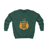 Trick Or Treat Caldron Kids Sweatshirt
