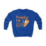 Pumpkin Pie Guy Kids Sweatshirt