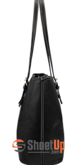 Don't Give Up-Small Leather Tote Bag-Free Shipping