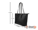 This Is The USA-Large Leather Tote Bag-Free Shipping