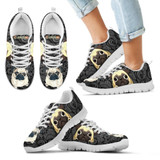 Pug Print-Kid's Running Shoes-Free Shipping