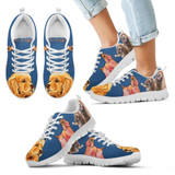 Cocker Spaniel Print Running Shoes For Kids- Free Shipping