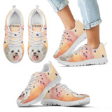 Lovely Maltese Print Running Shoes For Kids- Free Shipping