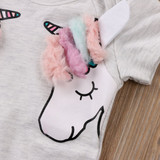 Baby Girl Romper 3D Unicorn