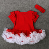 Baby Girl Newborn Dress Set Christmas Costume
