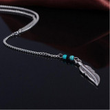 Feather Choker Necklace