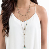Mandala Hamsa Convertible Necklace