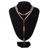 Sequins Choker Necklace - Multilayer
