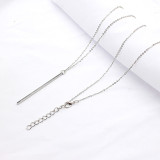 Simple Stick Pendant Necklace