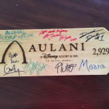 Your Miles to Aulani Personalized Sign
