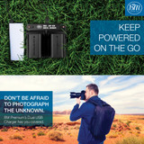 BM Premium 2 LP-E6NH High Capacity Batteries and Dual Bay Charger for Canon EOS R, EOS R5, EOS R6, EOS 90D, 70D, 80D, EOS 6D II, EOS 7D II Cameras