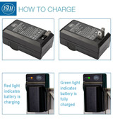 BM Premium 2 LP-E6NH High Capacity Batteries and Charger for Canon EOS R, EOS R5, EOS R6, EOS 90D,  70D, 80D, EOS 5D IV EOS 6D II, EOS 7D II Cameras