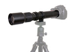 High-Power 500mm/1000mm f/8 Manual Telephoto Lens + Tripod + Backpack for Canon SLR Cameras