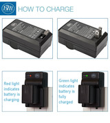 BM VW-VBT380 Battery and Charger for Panasonic HC-V800K HC-VX1K HC-WXF1K HCV510 HCV520 HC-V550 HC-V710 V720 V750 V770 VX870 VX981 W580 W850 HC-WXF991