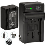 BM VW-VBT190 Battery and Charger for Panasonic HC-V800K HC-VX1K WXF1K V510 V520 V550 V710 V720 V750 V770 HC-VX870 HC-VX981 HC-W580 HC-W850 HC-WXF991