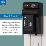 BM Premium DMW-BMB9 Battery and charger for Panasonic Lumix DC-FZ80 DMC-FZ40K DMC-FZ45K DMC-FZ47 FZ48K DMC-FZ60 DMC-FZ70 DMC-FZ100 DMC-FZ150 Cameras