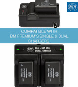 BM Premium 2 DMW-BMB9 Batteries for Panasonic Lumix DC-FZ80, DMC-FZ40K, DMC-FZ45K, DMC-FZ47K, DMC-FZ48K, DMC-FZ60 DMC-FZ70 DMC-FZ100 DMC-FZ150 Cameras