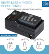 BM 3 LP-E17 Batteries and Battery Charger for Canon EOS M6 Mark II SL2 SL3 EOS RP EOS M3 EOS M5 EOS M6 Rebel T6i T6s T7i T8i EOS 77D 750D 760D Cameras