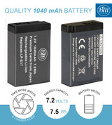 BM 3 LP-E17 Batteries and Battery Charger for Canon EOS M6 Mark II SL2 SL3 EOS RP EOS M3 EOS M5 EOS M6 Rebel T6i T6s T7i T8i EOS 77D 750D 760D Cameras