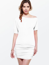 Short Sleeve Ruffle Women's Bodycon Dress