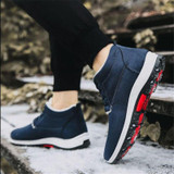 Coslony men boots winter shoes for men warm Comfortable Boots Ankle boots plush Cotton Shoes sneakers men velvet Ankle boots
