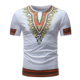 Fashion African Dashiki Print Men T Shirt 2018 Brand Casual Slim O-neck Short Sleeve T-shirt Men Hip Hop Tops Tees Mens Clothing