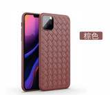 Breathable Mesh Case For iPhone 11 Pro Max XS 6 6S 7 8 Plus X XR Leather TPU Weaving BV Grid Cover iPhone11 Silicone Funda Shell