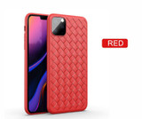 Breathable Mesh Case For iPhone 11 Pro Max XS 6 6S 7 8 Plus X XR Leather TPU Weaving BV Grid Cover iPhone11 Silicone Funda Shell